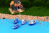 XBJ170 Mini yacht decoration supplies moss micro landscape deco  Garden deco Creative handicrafts