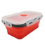 Silicone Folding Bento Box Collapsible Portable Lunch Box for Food Dinnerware Food Container Food Bowl For Children