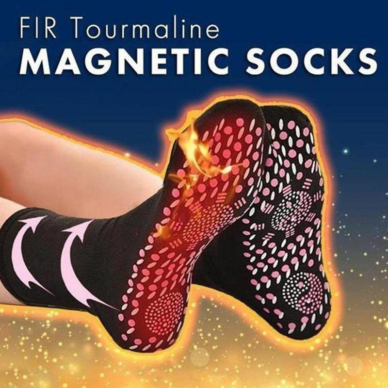 New Self-Heating Health Care Socks Tourmaline Magnetic Therapy Comfortable And Breathable Massager Winter Warm Foot Care Socks Main image