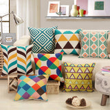 BZ283 Geometric shapes Pillow Cushion Cover Pillowcase Sofa/Car Cushion /Pillow  Home Textiles supplies