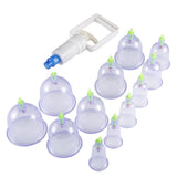 12 Cupping Therapy Cups Effective Healthy Chinese Medical Vacuum Cupping Suction Therapy Device Body Massager Set