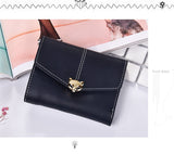 Tri-fold fashion wallet multi-card female purse High-quality PU leather Card & ID Holders women's handbags