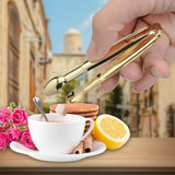 1pc Coffee Sugar Clip Stainless Steel Tweezer Mini Clamp Tong Clips Coffee Little Tea Clips Hot Kitchen Bar Tool Supply