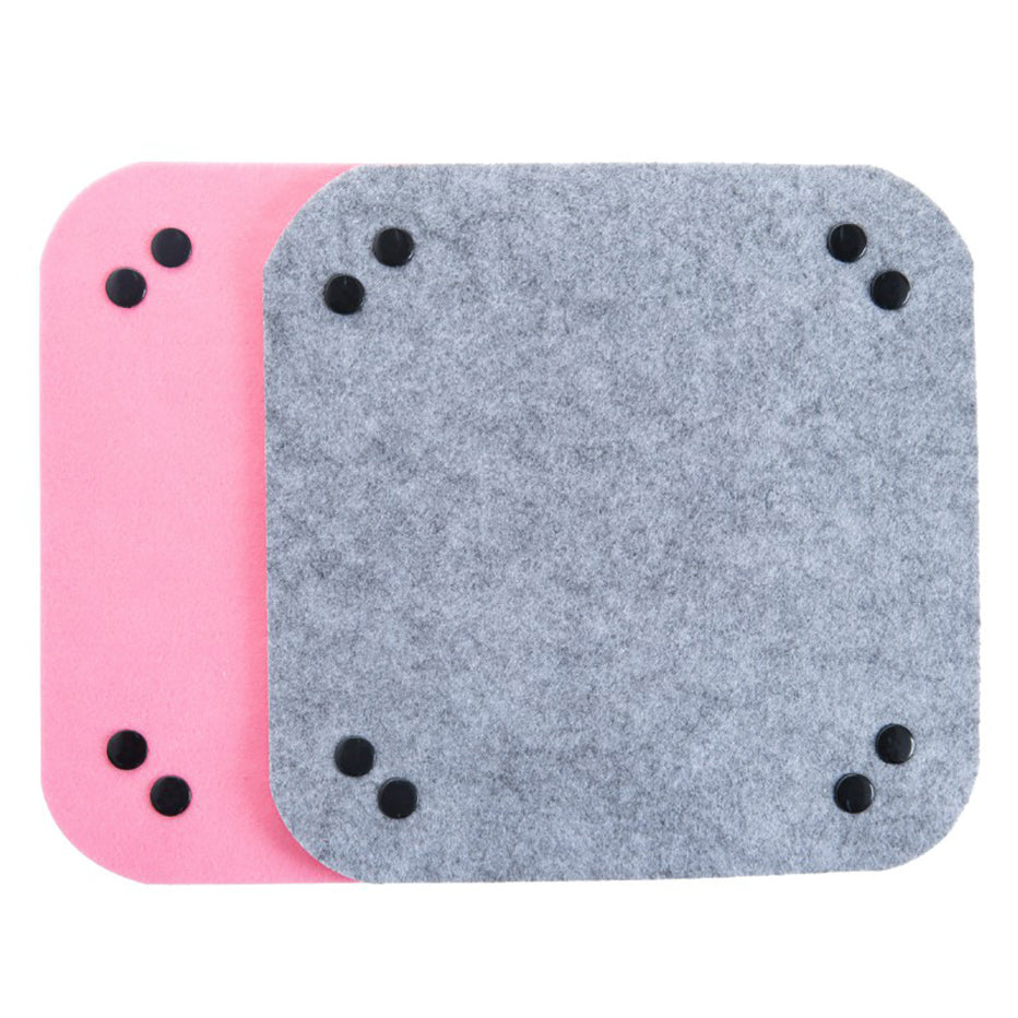 1PC Fabric Felt Desktop Sundries Storage Tray Wearable and Durable Foldable use for Office Livingroom Coffee Table Storage Items