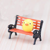 XBJ041 Park bench 1 pc child seat recliner moss micro landscape ornaments and more meat and more meat jewelry Creative Decorat
