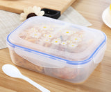 High Quality 1000ml Lunch Box Healthy Plastic 3 cell Food Container Bento Boxes Microware oven LunchBox