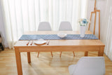 HELLOYOUNG Japan Style Fan Pattern Cotton Linen Table Runner Geometric Tablecloths Home Restaurant Banquet Party Decor 3 Size