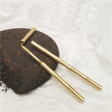pure copper pu er tea needle pu erh puer tea knife tray tea box accessories 1pc