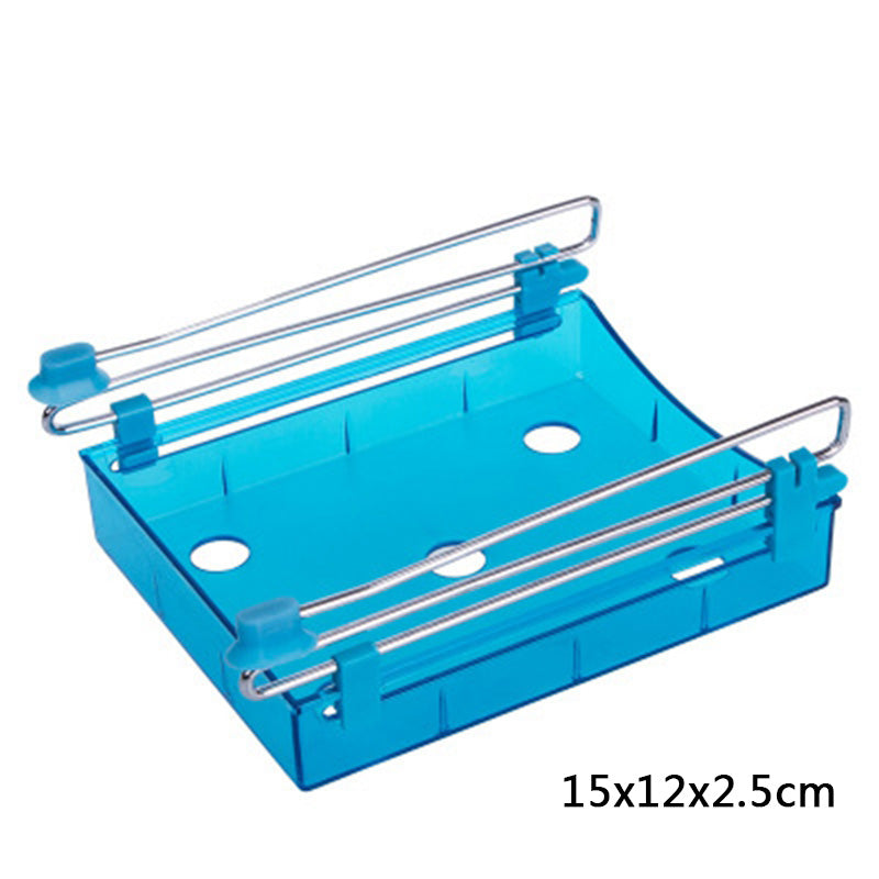 Creative Refrigerator Storage Box Fresh Spacer Layer Storage Rack Drawer Fresh Spacer Sort Kitchen Tool 16.5x15cm