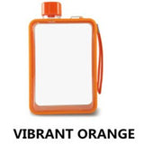 HELLOYOUNG A5 Notebook Paper Tritan Plastic Material Water Bottle Handy Portable Flat Kettle Sport Drinking Water Bottle 380ml