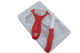 New arrival guaranteed 100% Ceramic kitchen tools for gift, fruit knife with peeler,2 in 1 color box packing