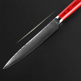 new damascus steel blade color wood handle 8 inch damascus filleting knife 71 layers damascus cleaver knife