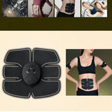 EMS Wireless Muscle Stimulator Trainer Smart Fitness Abdominal Training Electric Weight Loss Stickers Body Slimming Belt Unisex