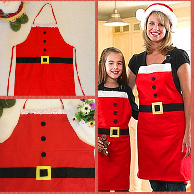Christmas Decorations For Home Commodity Convenient Christmas Aprons Christmas Family Party Supplies Main image