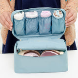 Storage Bags Family Organizador Moistureproof Waterproof Travel Accessories Nylon Save Space Antibiosis Underwear Bra Bag