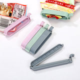 12Pcs/set Bag Clips Snack Fresh Food Storage Bag Sealer Kitchen Tool accessories Mini Vacuum Sealer Clamp Food Clip