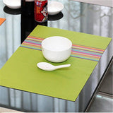 1 piece pvc placemat dining table mats de table bowl pad napkin dining table tray mat coasters kids table