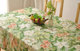 BZ312 Thick cotton table cloth fresh leaf flower fashion home hotel drape factory outlets American country style