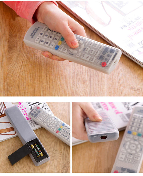 Silicone Protective Case Cover Skin For TV Remote Control Dust Cover Holder Organizer Home Accessories Supplies