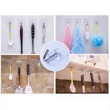 1/5/10 Pcs Strong Home Kitchen Hooks Transparent Suction Cup Sucker Wall Hooks Hanger For Kitchen Bathroom Wholesale Price