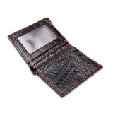Crocodile pattern men's short wallet leisure wallet High-quality genuine leather Spring and summer new leather wallet