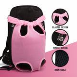 Small Pet Dog Carrier Backpack Sling Mesh Travel Dog Backpack Puppy Bags Shoulder Bag Chest Pack Out Portable Dog Carrier Pets