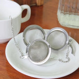 1pcs Stainless Steel Sphere Locking Spice Tea Ball Strainer Mesh Tea Infuser Filter Herbal Ball Tea tools