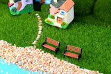 XBJ041 Park bench 1 pc child seat recliner moss micro landscape ornaments and more meat and more meat jewelry Creative Decorat