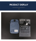 Waterproof Men Shoulder Bag Oxford Crossbody Bags Mini Back Pack Usb Kids Wallet Messenger Bag Men Small Travel Pouch