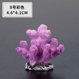 2pcs/lot simulation resin coral aquarium fish tank fish turtle small ornaments mini gift decoration starfish DIY ornaments