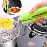 Universal Bowl Clips Prevent Hot Device Kitchen Clamp Handheld Dish Plate Clips Pot Clips Carbon Steel Cooking Tools
