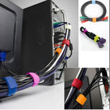 Convenient Cable Ties 8 pcs Nylon Brand New Strap Power Wire Management Marker Straps