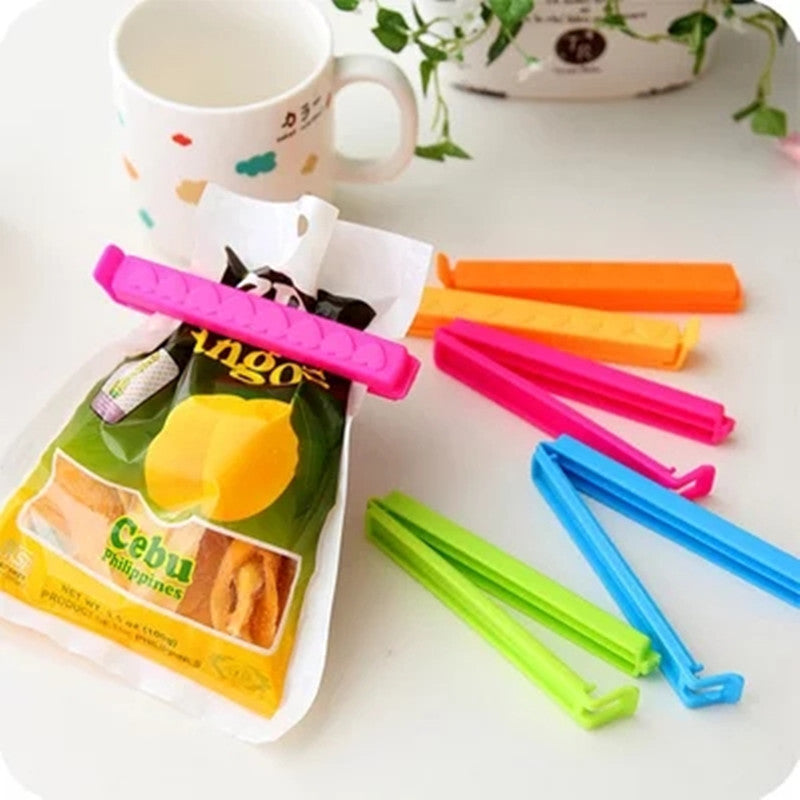 Sealing clip 5pcs/lot Printing large Korean love freshness seal clip Food sealing clip 5 installed Bag clip 11*1.4cm 5g Main image