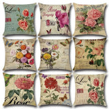 BZ296 New American Country Roses Pillow Cushion Cover Pillowcase Sofa/Car Cushion /Pillow  Home Textiles supplies