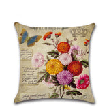 BZ296 New American Country Roses Pillow Cushion Cover Pillowcase Sofa/Car Cushion /Pillow  Home Textiles supplies