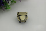 3x3cm Metal Handbag Clasp Turn Lock Buckle Bag Accessories Twist Lock for DIY Bag Purse Hardware Closure New 4 Color