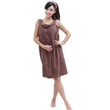 HELLOYOUNG Microfiber Women Sexy Bath Towel Wearable Beach Towel Soft Beach Wrap Skirt Super Absorbent Bath Gown