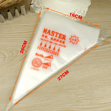 Disposable Piping Bag 100PCS Chocolate bag  Milking oil  Squeeze sauce Icing Fondant Cake Cream Decorating Pastry Tip Tool