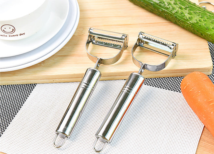 Stainless Steel Potato Slicer Fruit Vegetable Graters Paring Knife Peeler Cutter Multifunctional Cooking Tool