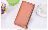Zipper wallet couple phone bag Male&female type High quality Frabric genuine Card&ID Holder Long Wallet Business Wallet
