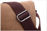 Canvas Leather Crossbody Bag Men Military Army Vintage Bags Shoulder Bag Casual Travel school Bags For Teenagers sac a dos bolsa