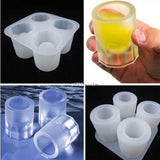 Cup Shape 1 pcs Ice Mold Soft Silicone Frozen Ice Tube Mould Party&Bar Ice Cubes Tray Ice Maker for Coke Novelty Gifts