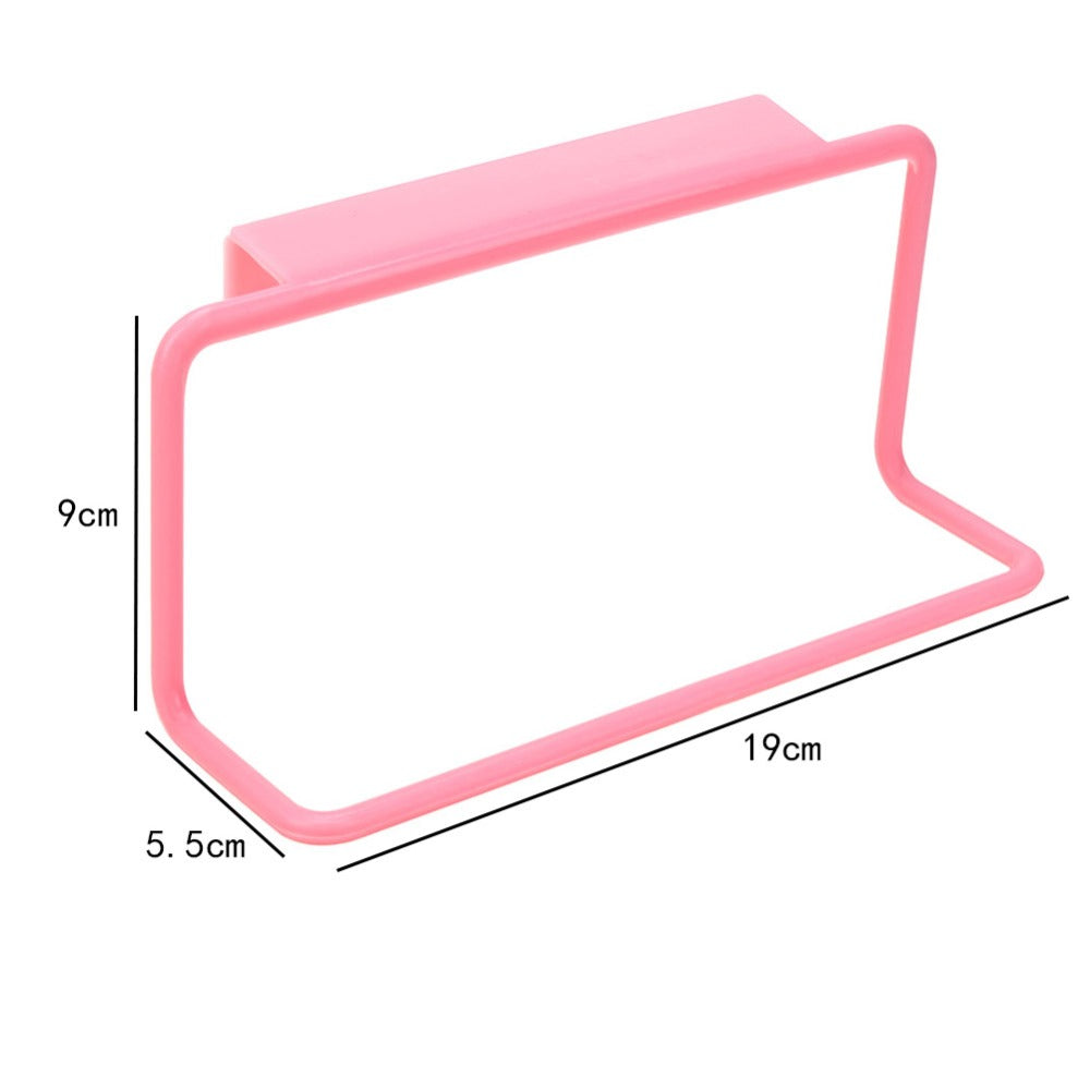 Garbage Bag Hanging Holder Cupboard Door Back Trash Rack Kitchen Cabinets Storage Towel Shelf Holders Storage