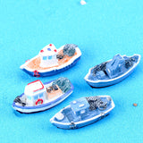 XBJ170 Mini yacht decoration supplies moss micro landscape deco  Garden deco Creative handicrafts