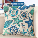 BZ053 Luxury Cushion Cover Pillow Case Home Textiles supplies Lumbar Pillow Marine life decorative throw pillows chair seat