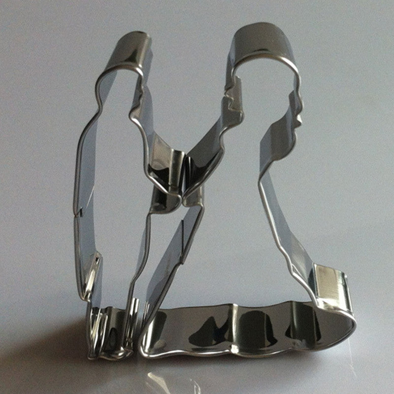 Bride And Groom Wedding Cookie Mold Cake Chocolate Egg Fondant Mould Biscuit Pastry Set Kitchen Baking DIY Tools
