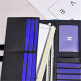 New long wallet European&American style High quality PU leather genuine Multi-functional button Multi-card seat clutch