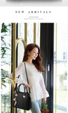 Fashion Women Handbags Tassel PU Leather Totes Bag Top-handle Embroidery Crossbody Bag Shoulder Bag Lady Simple Style Hand Bags
