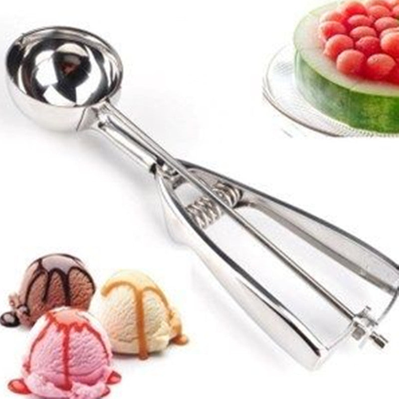 Ice Cream Spoon Useful Stainless steel Ice Cream Scoop Cookies Dough Disher Spoon Potato Masher Watermelon Spoon
