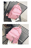 Fashion Canvas Women's Backpack School Bag Bags For Teenagers Girls Harajuku Laptop Backpack Bolsa Mochila Feminina Sac A Dos